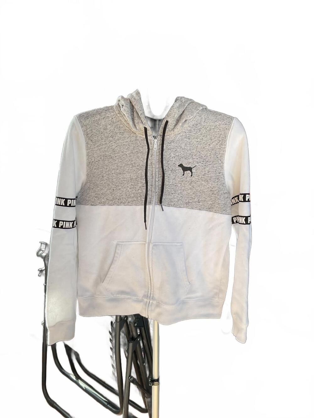 Victoria's Secret PINK Colorblock Perfect Full Zip Jogger SET Size Medium Y2K
